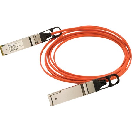 Finisar 4X10 Gbps Active Optical Cable, Full-Duplex, Qsfp Male Connectors,  FCBG410QB1C50